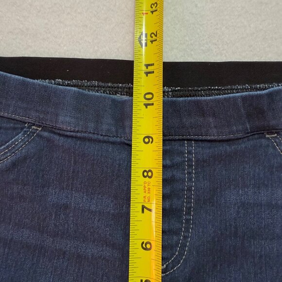 Simply Vera Wang Women's Pull-on Elastic Back Stretch Blue Denim Jeans Size 12 - Picture 9 of 11